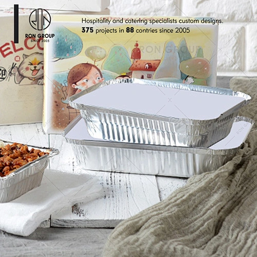 High Quality Disposable Microwave Pie Pans Aluminium Foil Container