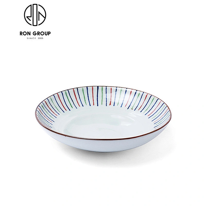 Hot sale hotel and restaurant round porcelain dinner plates