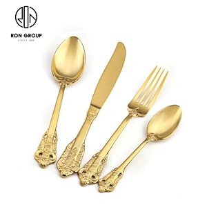 New Design Wedding Reusable Restaurant Flatware Eco Friendly Cutlery Set