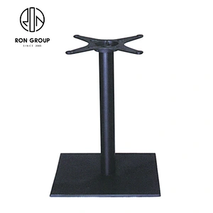 square black cast iron metal dining table base legs  for restaurant furniture