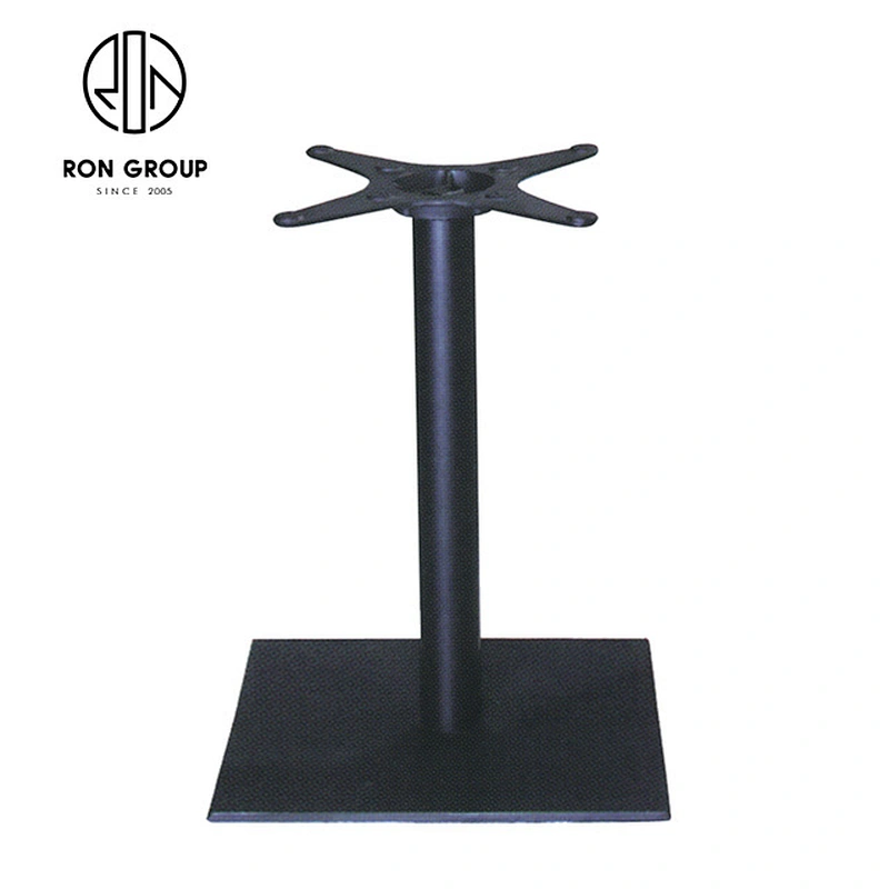 square black cast iron metal dining table base legs  for restaurant furniture