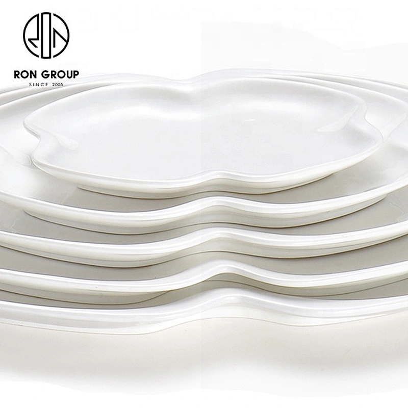 Fancy Dinnerware Custom Intersperse Rhombus Shape Ceramic Dinner