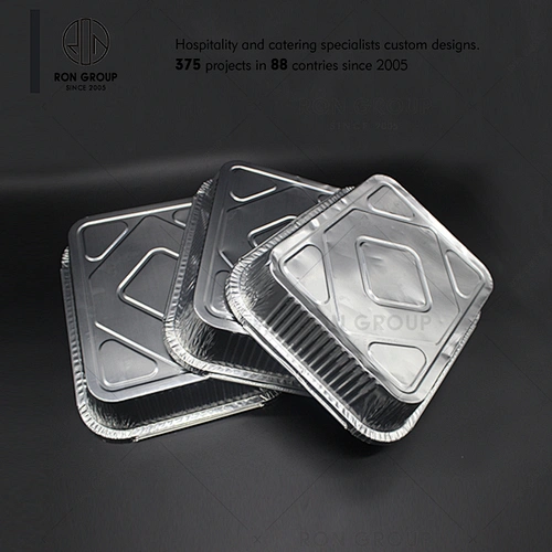 High Quality Disposable Microwave Pie Pans Aluminium Foil Container