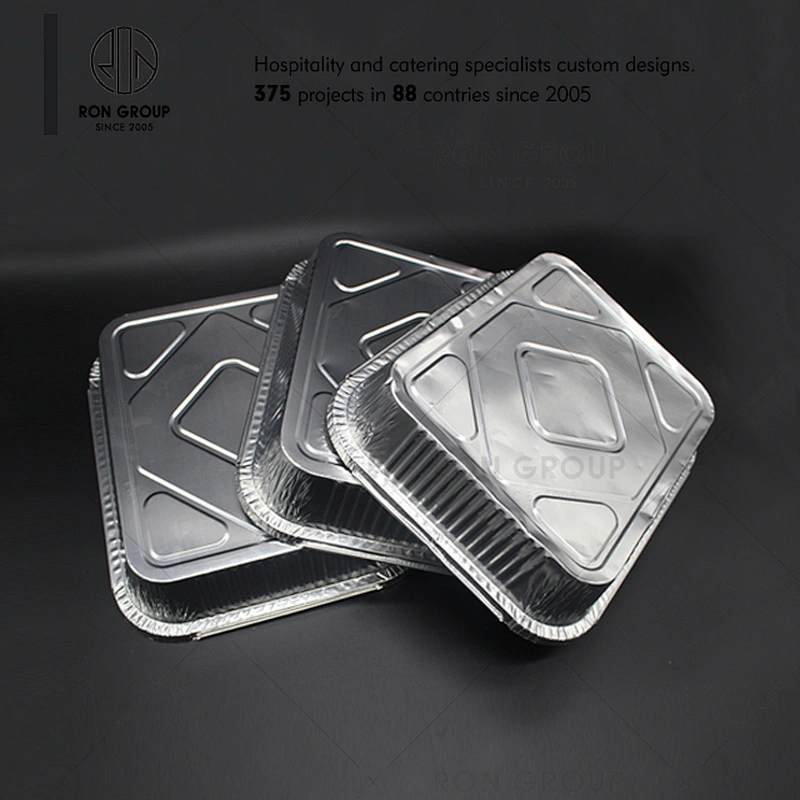 High Quality Disposable Microwave Pie Pans Aluminium Foil Container