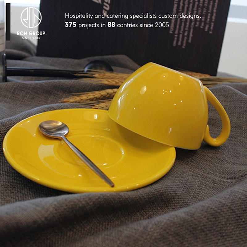 Wholesale Restaurant Hotel Porcelain Tea Restaurant Ceramic Cup