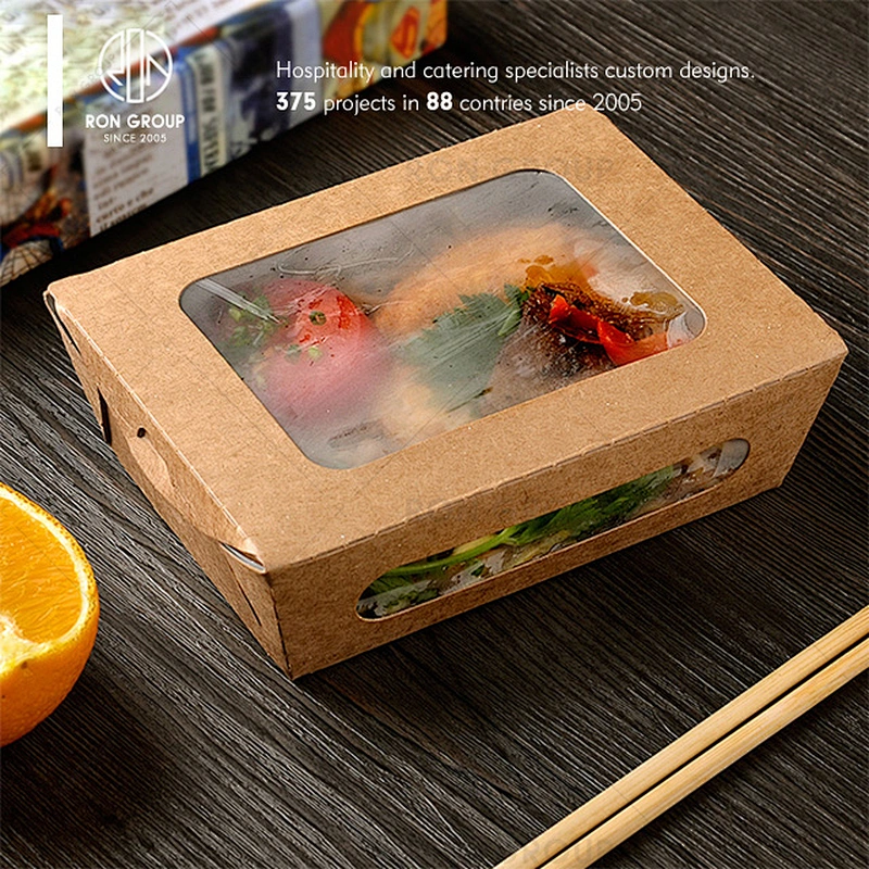 Disposable Take Away Paper Packaging Food Boxes For Restaurant