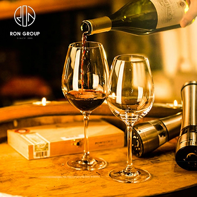 Hotel Eco-friendly Lead-free 800ml Crystal Glass Wine Set Goblet
