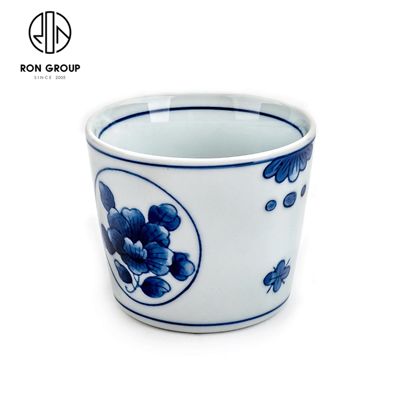 Wholesale Hotel Restaurant Customized Porcelain Tea Cups Without Handles