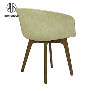 Creative Wood Armchair Vintage Dining Chairs For Restaurant