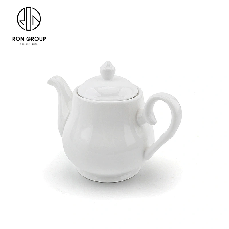Europe Style Concise Design Wedding Used Coffee Porcelain Tea Pot With Lid
