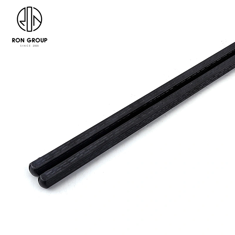 Hot Sale Hotel Restaurant Hexagonal Style Black Color Japanese design chopsticks