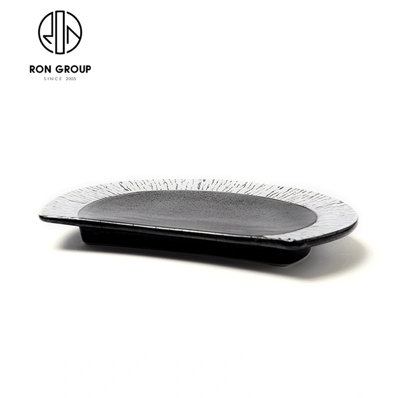 Restaurant Hotel Creative Unique Dessert Pastry 8.5'' Moon Shaped Plate