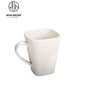 Wholesale Restaurant Plain White Ceramic Mug