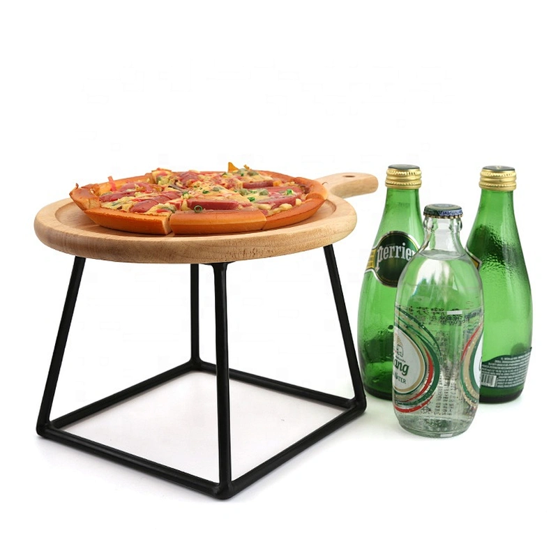 Multifunctional Portable Wood Bamboo Round Pizza Board