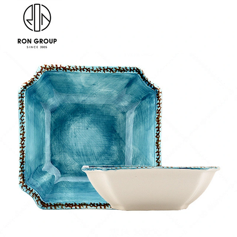 Restaurant Square Modern Fine Porcelain Tableware