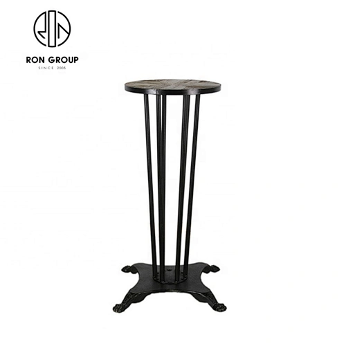 Good Quality Portable Restaurant 80*80*114 High Cast Iron Table