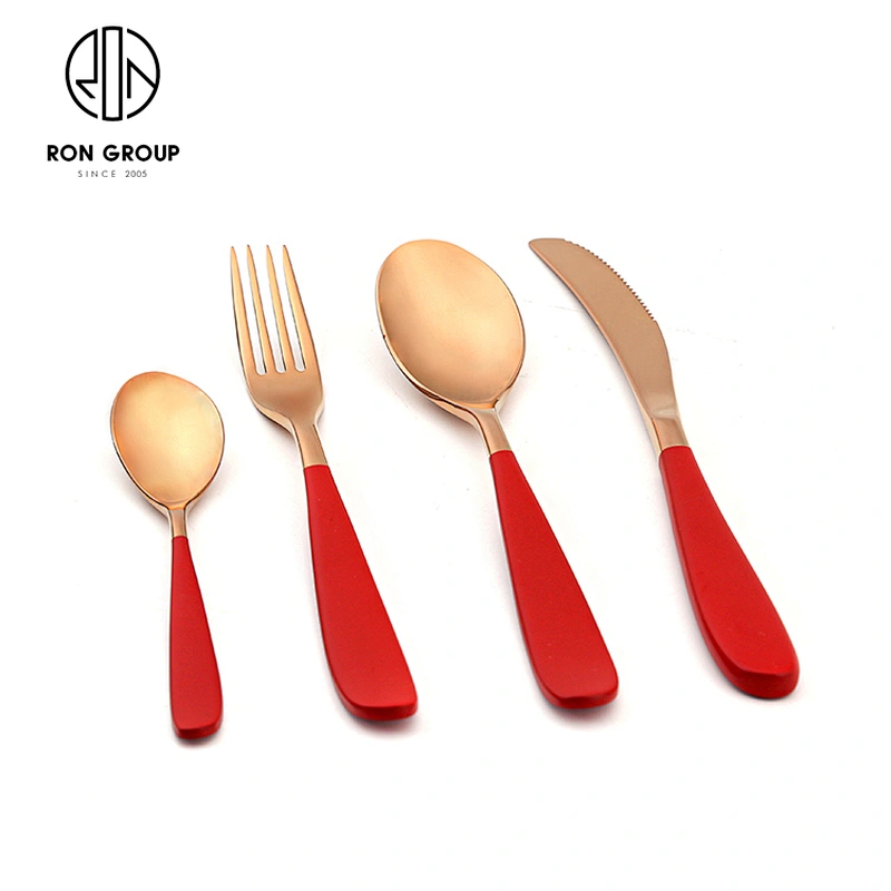 Hot Dinner Set 4pcs Stainless Steel Wedding Gift Set Tableware