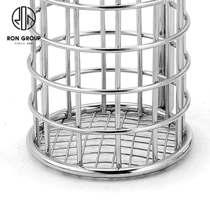 2020 New Metal Iron Wire Kitchen Accessories Stainless Steel Round Mini Fry Basket