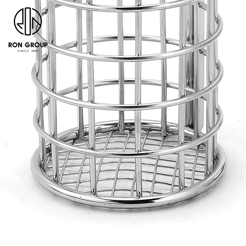 2020 New Metal Iron Wire Kitchen Accessories Stainless Steel Round Mini Fry Basket