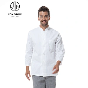 Custom Logo Fashion Kitchen Chef Uniform For Restaurant
