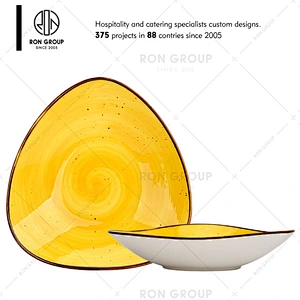 Wholesale Restaurant Hotel Yellow Dinner Plate