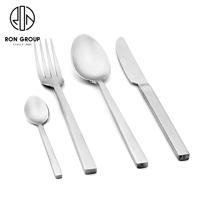 Quality Standard Stainless Steel Silver Hotel Restaurant Cutlery Set