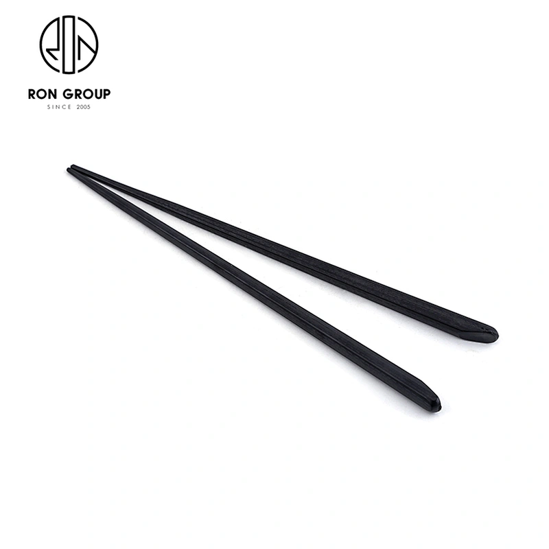 Hot Sale Hotel Restaurant Slanting Style Black Color Japanese design chopsticks