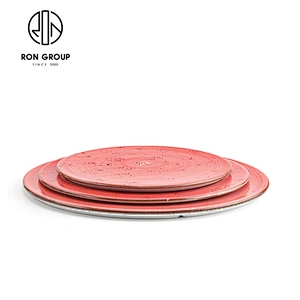 Portable Extra Thin Round Dish Commercial Restaurant Dinnerware