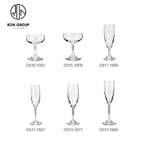 Wholesale Lead Free 220ml Clear Glass Cup Free Cocktail Glass