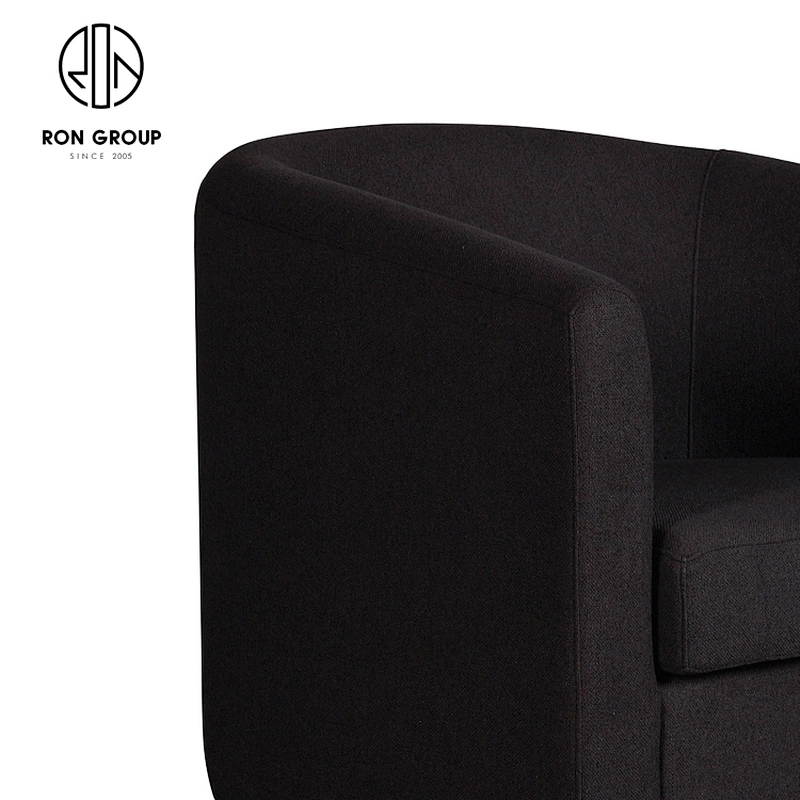 Modern Furniture Linen High Density Foam Wood Frame Leisure Living Room Chair