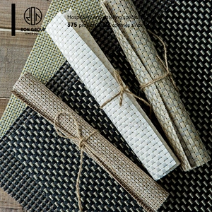 Standard heat resistant restaurant pvc dining table mat