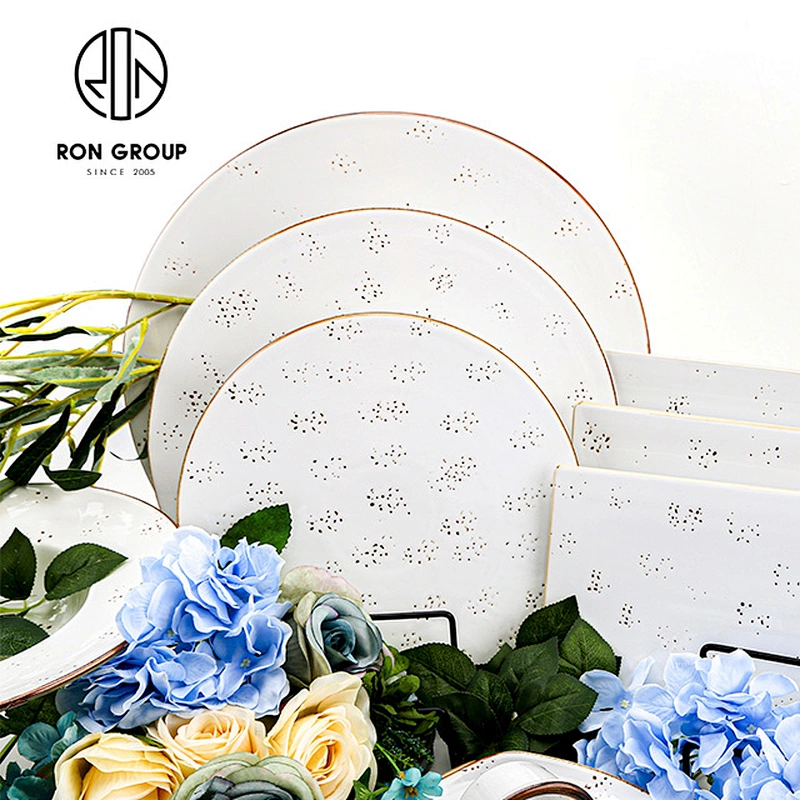 Wholesale Round Porcelain Dinner Plates For Restaurant