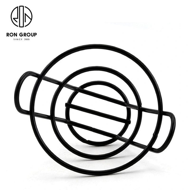 Modern Restaurant Stainless Steel Fast Food Stand Wire French Fry Holder