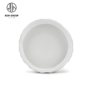 Wholesale Dinnerware Porcelain Serving Round Deep Soup Plate For Hotel Restaurant