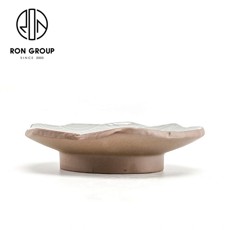 Customized Good Quality 7.5 Inch Irregular Shape High Feet Plate