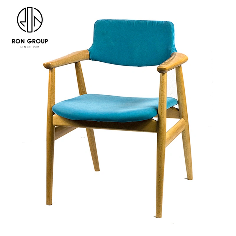 Wholesale Wooden Soft Seat Chair Restaurant Dining Modern With Arms