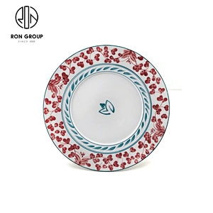 hotel hand painted ceramic plates tableware porcelain charger restaurant plate