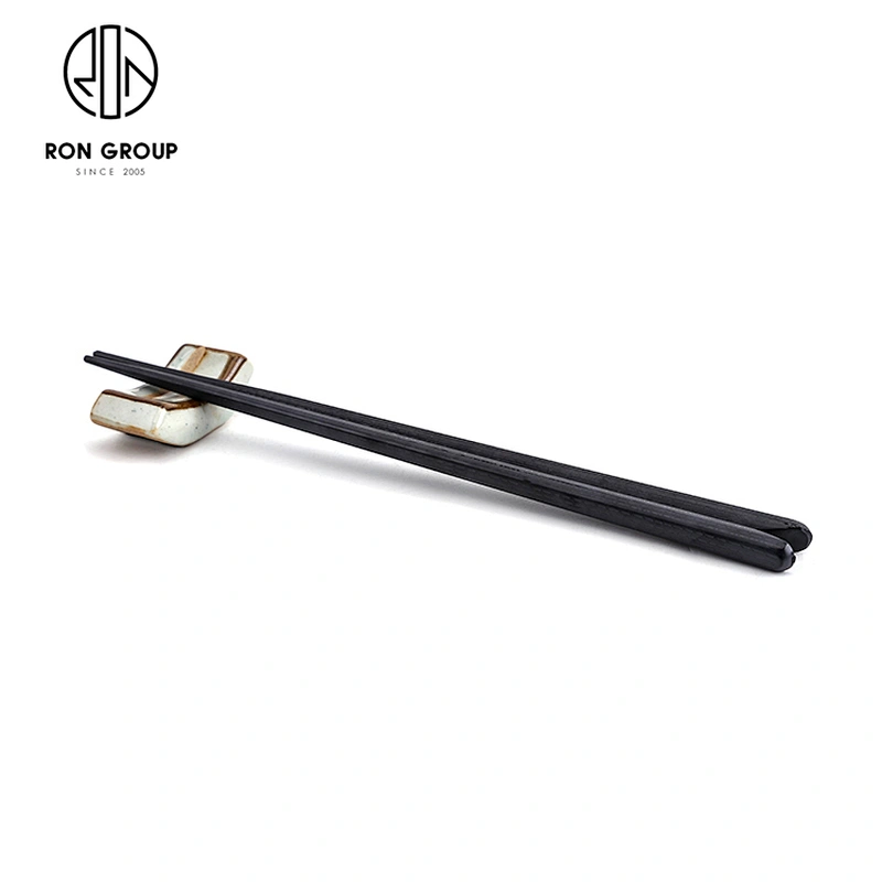 Hot Sale Hotel Restaurant Slanting Style Black Color Japanese design chopsticks