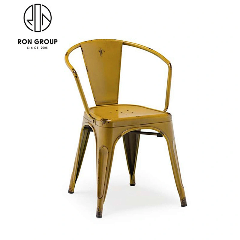 Hot Sale Aluminum Used Cafe Furniture Dining Chair