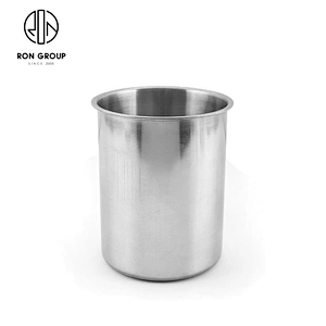 High Quality Round Stainless Steel Metal Champagne Ice Bucket Beer