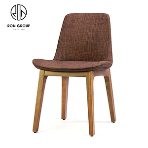 High Back Restaurant Wooden Design Industrial Dining Chair