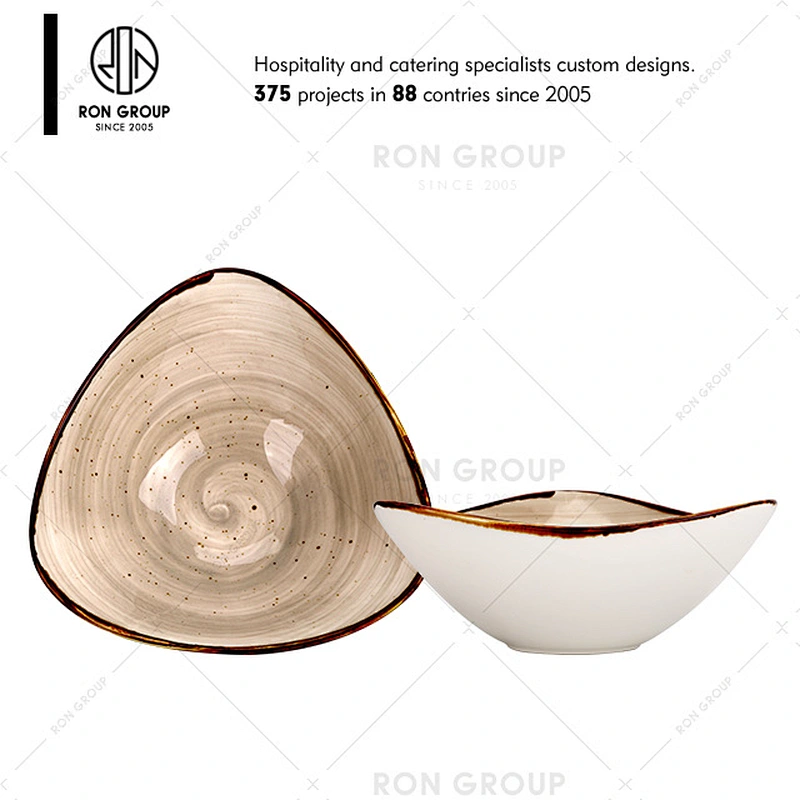 Wholesale Color Ceramic Pasta Bowl Used For Restaurant