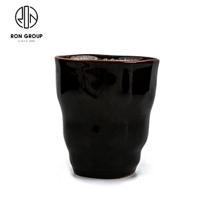 Factory Direct Retro Reusable Ceramic Custom Milk Coffee Tea Cup