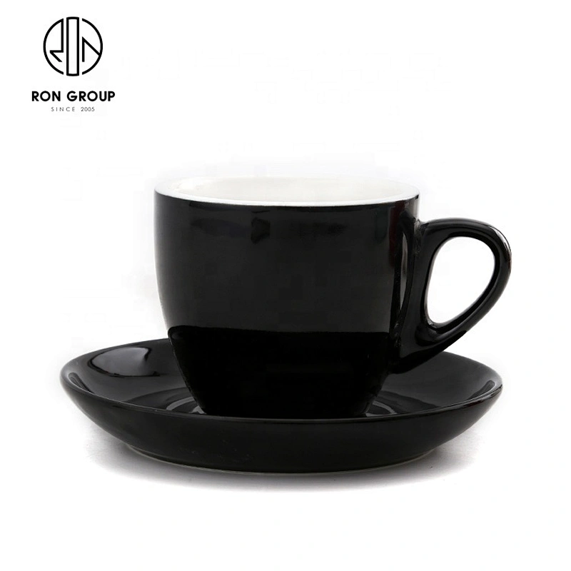 Wholesale Custom 220ml Coffee Cup Ceramic With Saucer