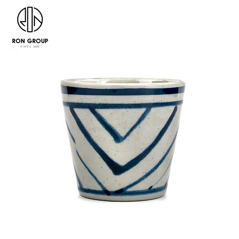 China Coffee Kids Cup Oem 100% Melamine Striped Cup