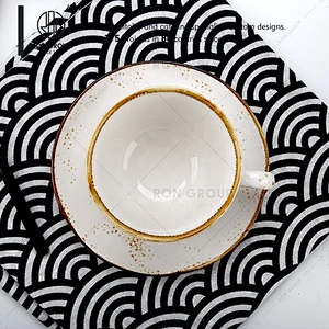 Wholesale Stylish Ceramic Restaurant Hotel Ceramic Dinner Plate