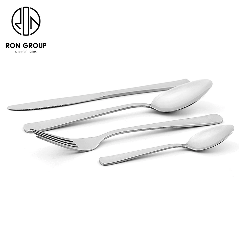 Wholesale Restaurant Coffee Shop Customize Stainless Steel Metal Cutlery Set