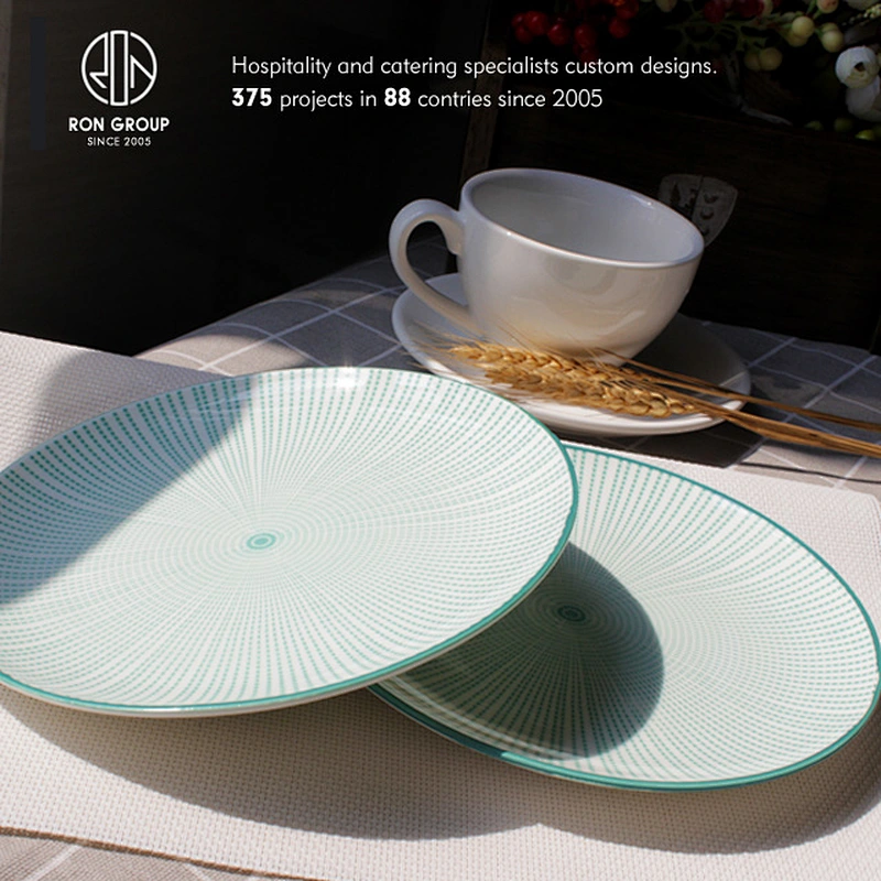 Home basic ceramic cheap and decorative plates