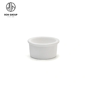 Hotel Restaurant Supply Catering Dipping Porcelain White Soy Sauce Bowl
