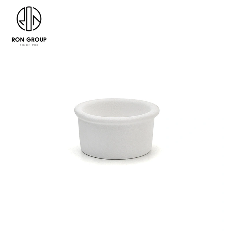 Hotel Restaurant Supply Catering Dipping Porcelain White Soy Sauce Bowl